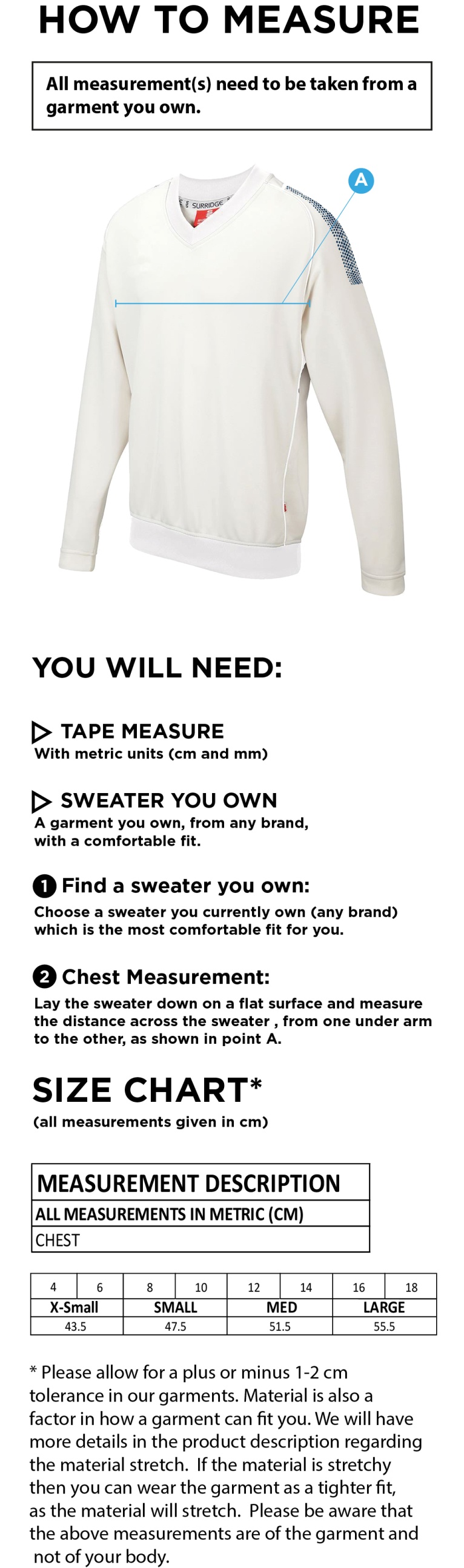 BLAST LONG SLEEVE WOMEN SWEATER-Ivory - Size Guide