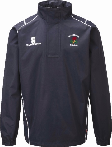 Dual Curve 1/4 Zip Rain Jacket : Navy